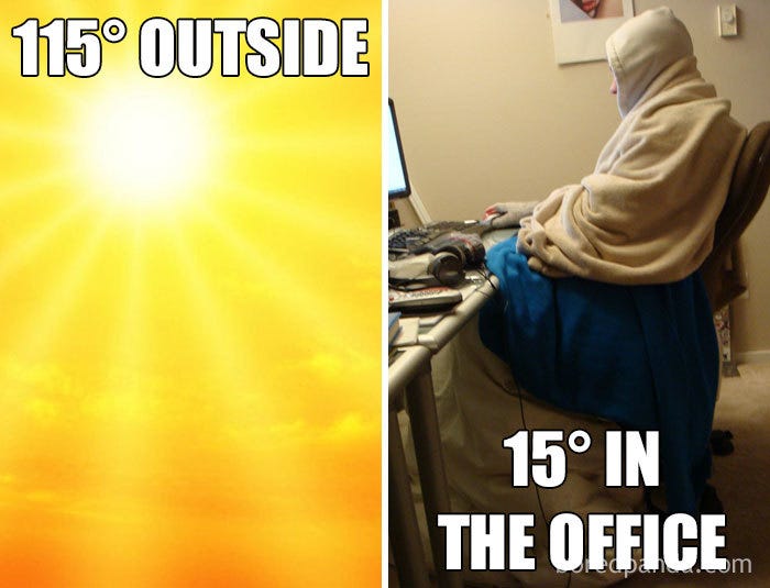 If You're Freezing In Your Office Then These 29 Memes Are For You | Bored  Panda