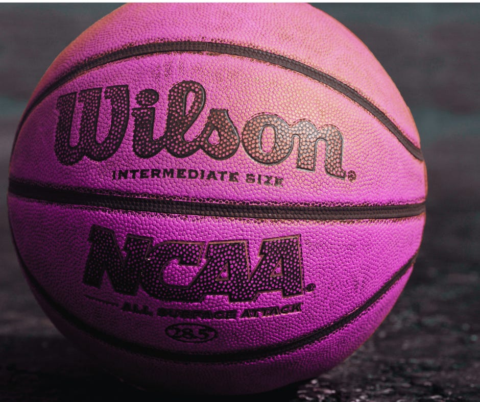 Photo of pink basketball