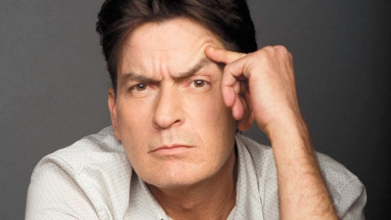 charlie sheen hiv positive actors in hollywood