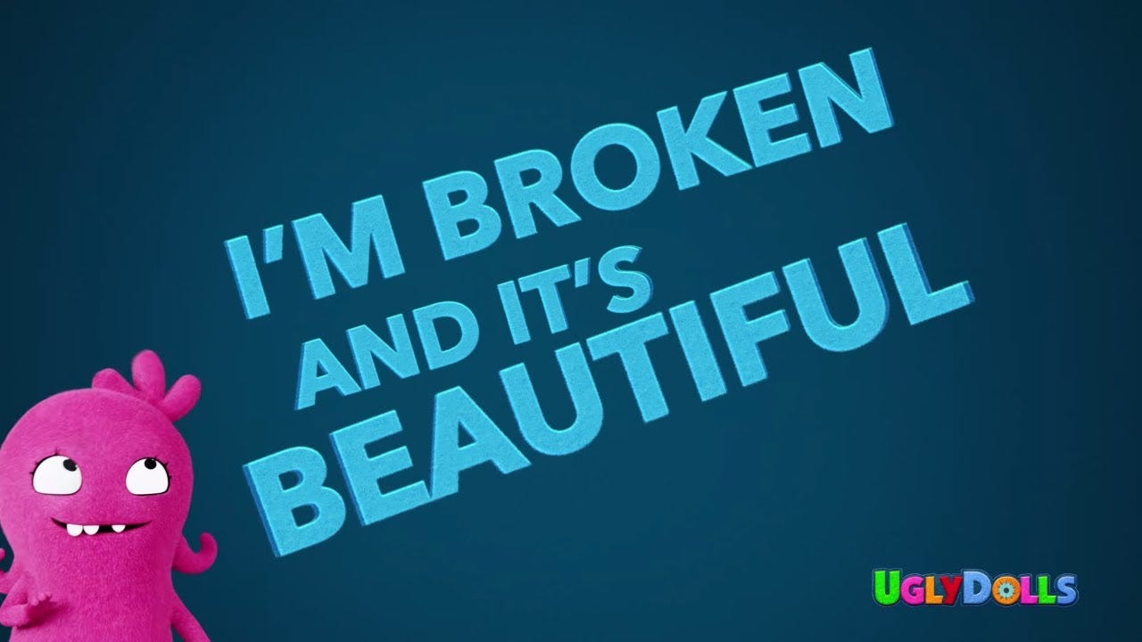 kelly clarkson ugly dolls song im broken beautiful