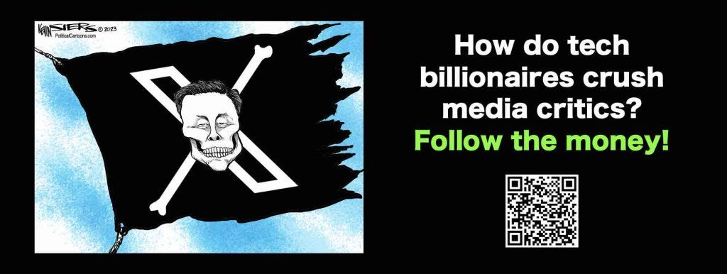 Follow the money to see how billionaires crush their media critics