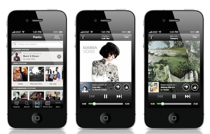 音楽ストリーミングのPandoraがじわじわと健闘。アメリカのモバイルトラフィックがアプリ別で分かるチャート | All Digital Music