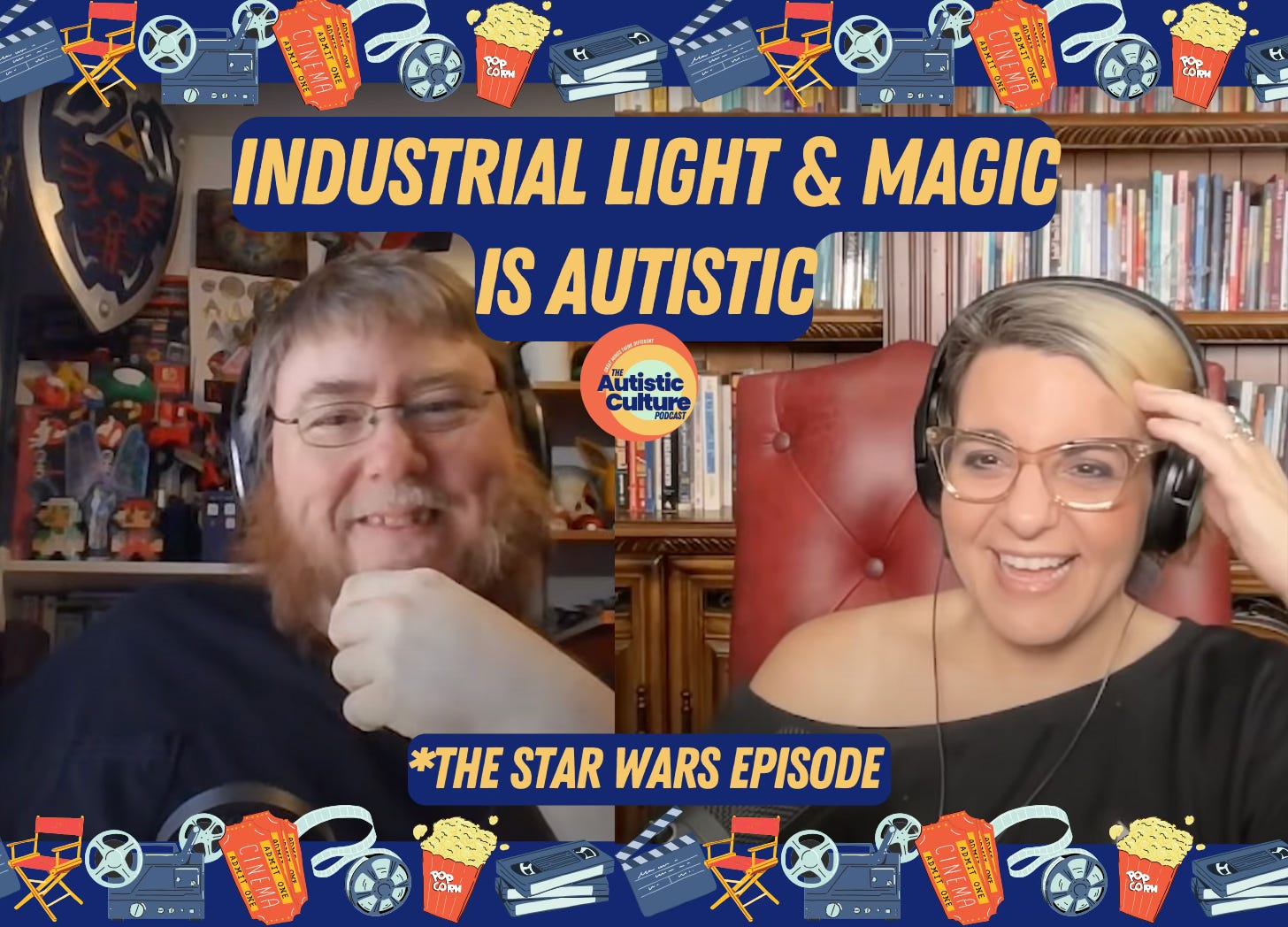 Listen to Autistic podcast hosts discuss: Industrial Light & Magic is Autistic | Autistic Activities | Autistic Celebrities