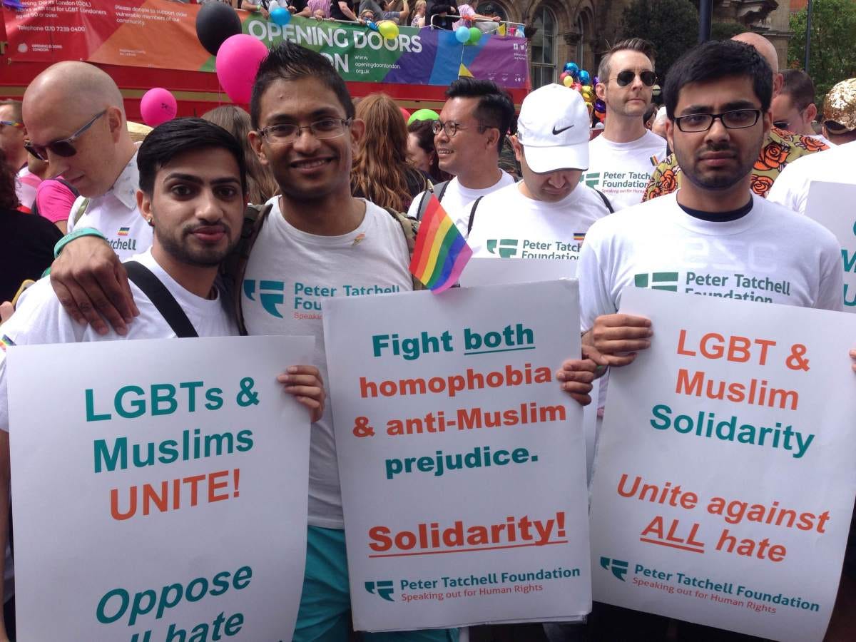 LGBT & straight Muslims march at Pride London | Peter Tatchell Foundation