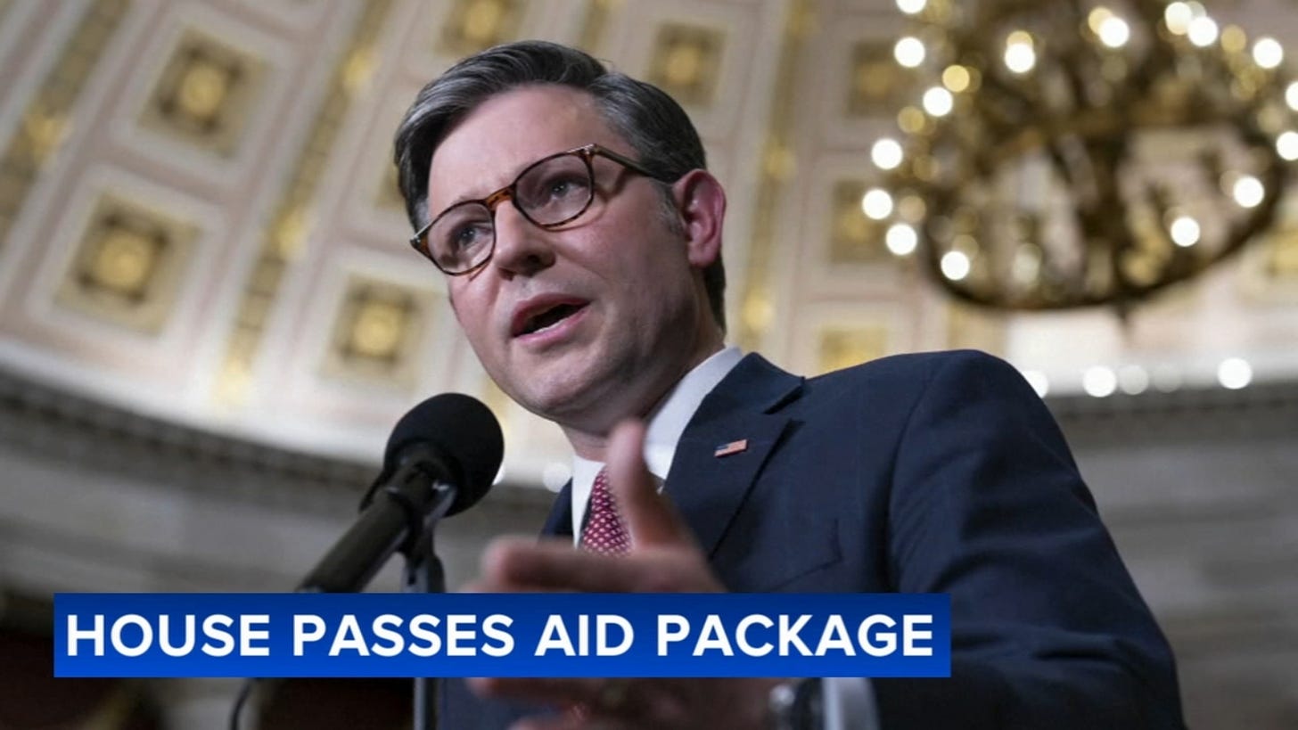 Us House of Representatives passes $95 billion Ukraine, Israel aid package  after months of struggle - ABC7 Chicago