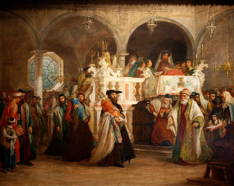 File:WLA jewishmuseum The Feast of the Rejoicing of the Law at the Synagogue.jpg  - Wikimedia Commons
