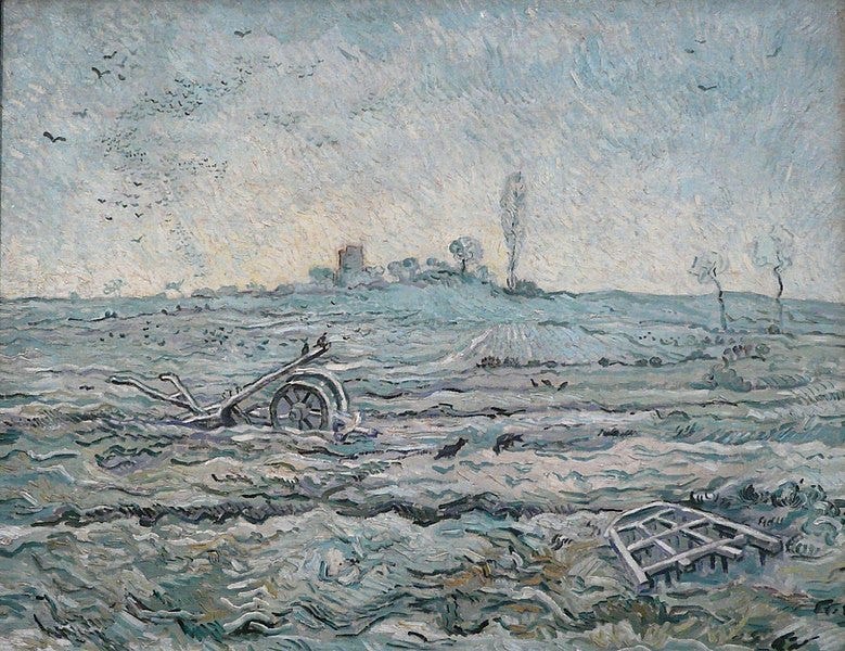 File:WLANL - jankie - Ondergesneeuwd veld met een eg (naar Millet), Vincent van Gogh (1889).jpg