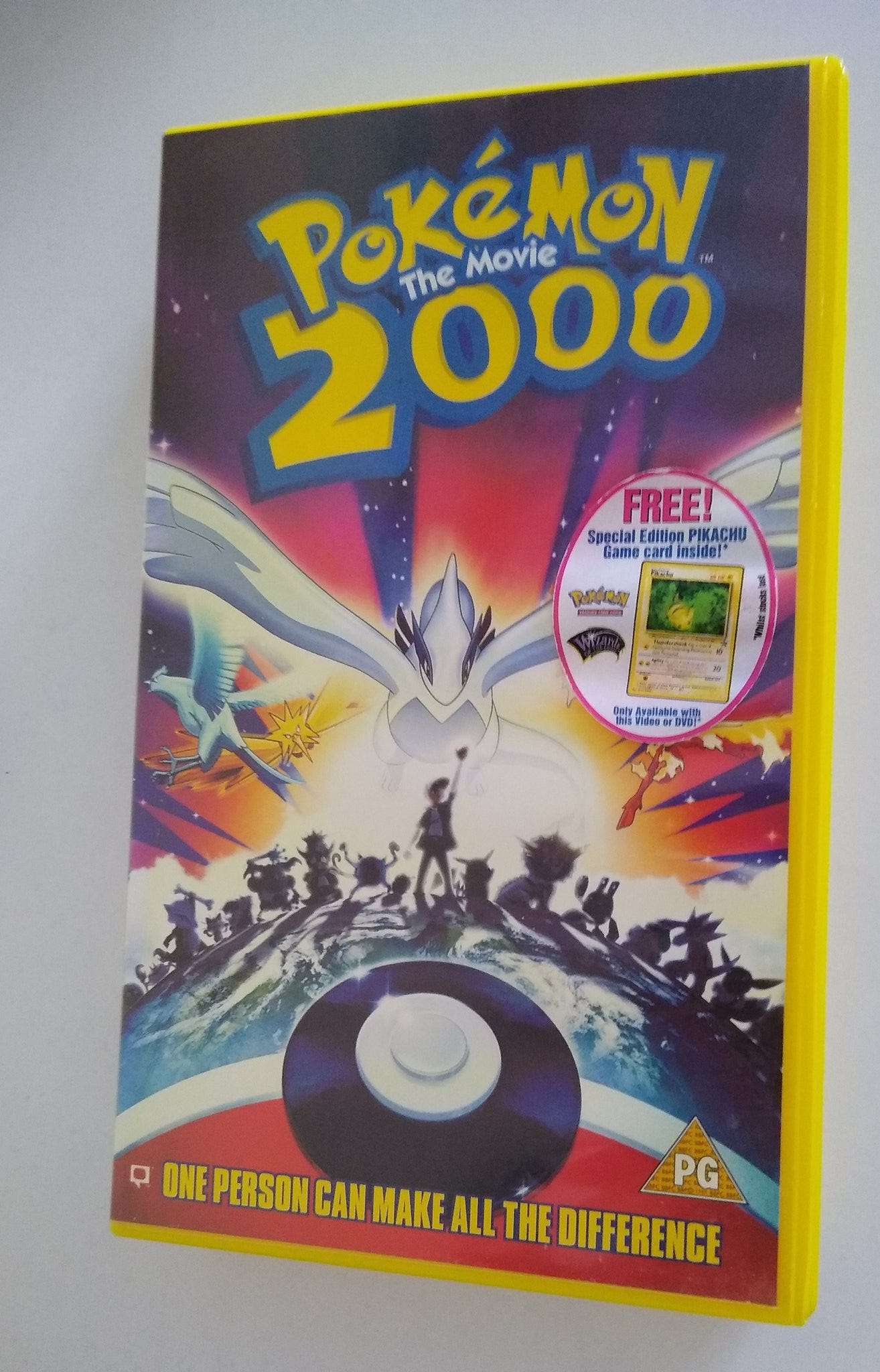 A copy of Pokémon The Movie 2000 for VHS