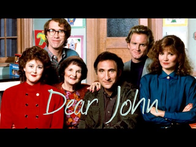 Promo photo for 1988 sitcom "Dear John"