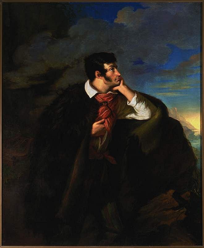 Walenty Wańkowicz, Portret Adama Mickiewicza na Judahu skale (fot. Muzeum Narodowe w Warszawie)