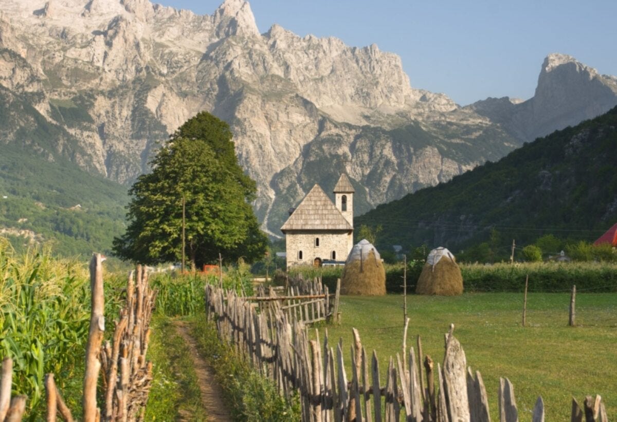 Albania alps theth