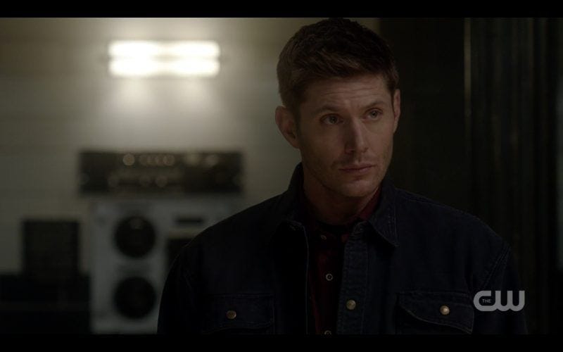 dean winchester looking supernatural solemn