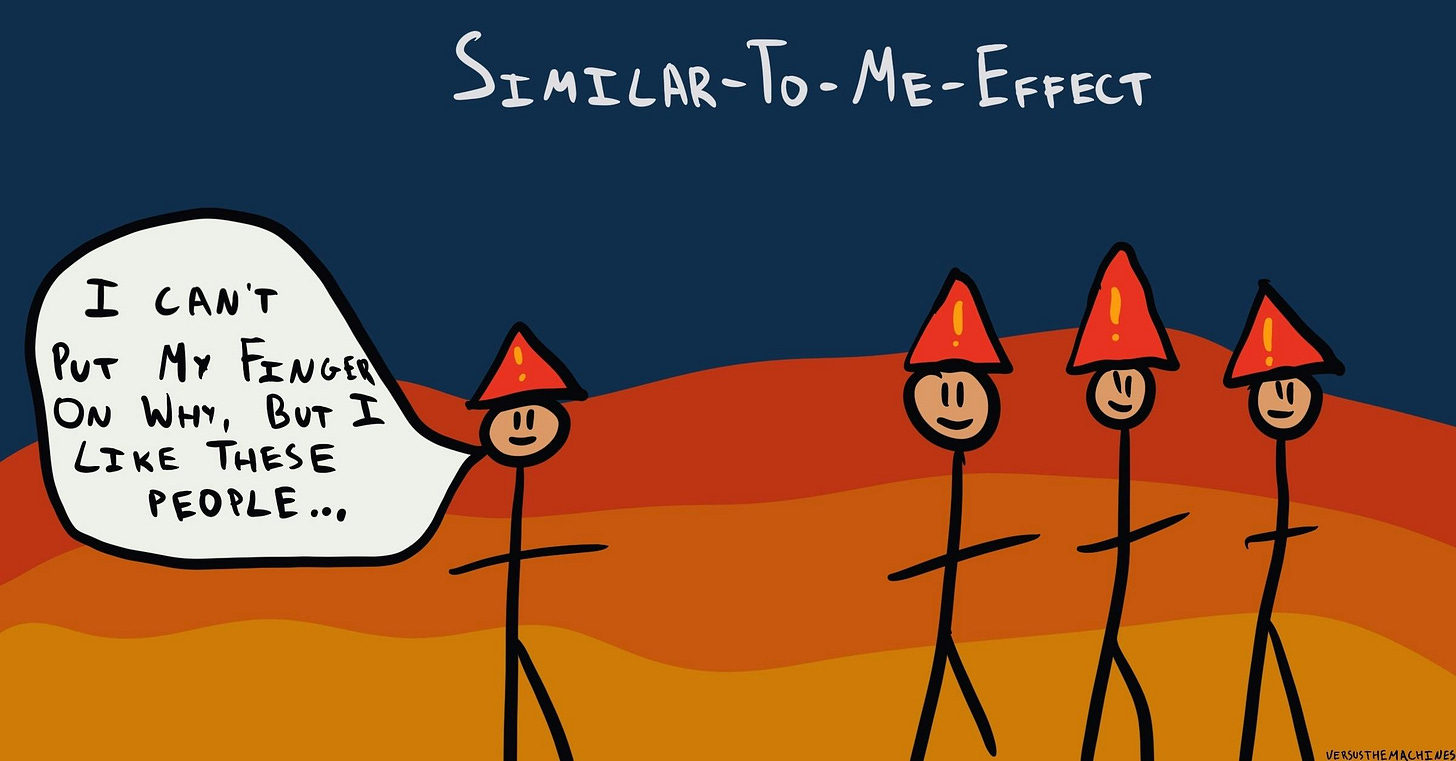 The Similar-To-Me Effect - The Decision Lab
