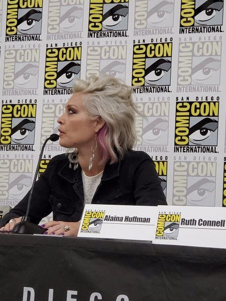 Alaina Huffman talking Beyond Scream Queens comic Con 2019