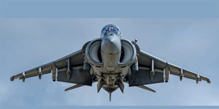 Harrier jet image