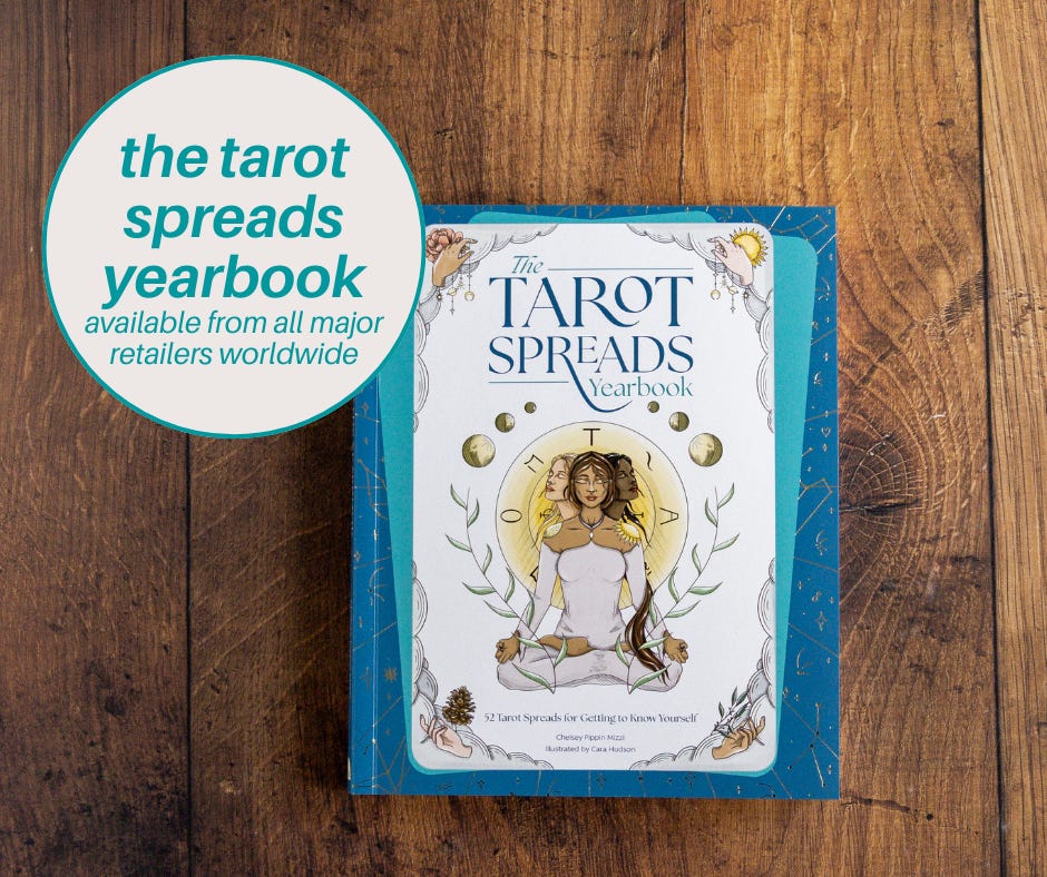 Click to buy The Tarot Spreads Yearbook by Chelsey Pippin Mizzi