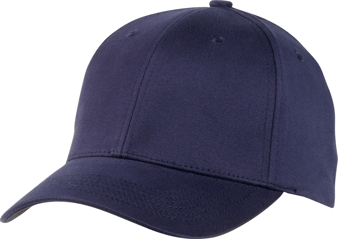 Plain blue baseball cap