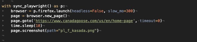 Playwright with Firefox configuration
