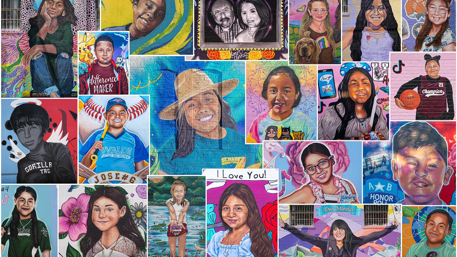 Healing Uvalde: 21 murals memorialize Robb Elementary shooting victims