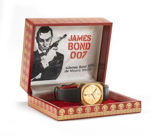 A scarce 'James Bond' watch by Moeris, 1960s,