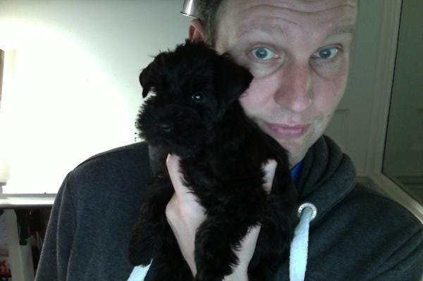 David Shrigley on X: "Me and my new best friend. Her name is Inka.  http://t.co/rZuDOy0C" / X