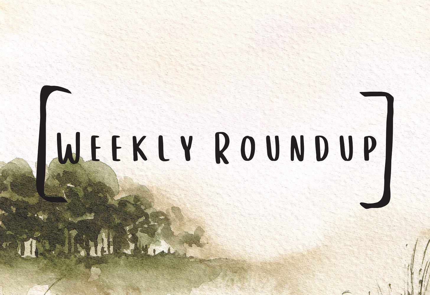 Image reads "Weekly Roundup."