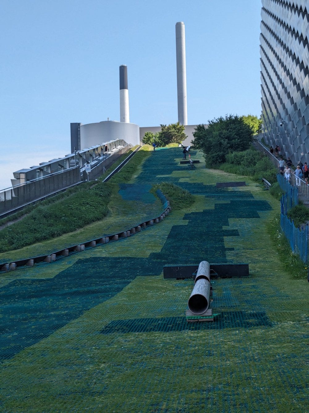 The ski-slope at the CopenHill