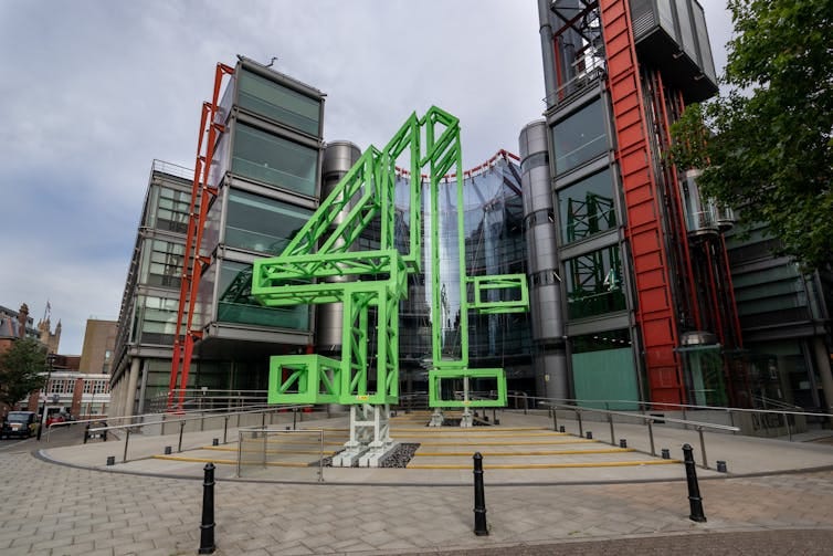 exterior shot of channel 4 headquarters in london