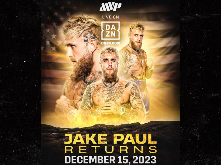 Jake Paul Returning To Boxing Ring On December 15, Opponent Unknown