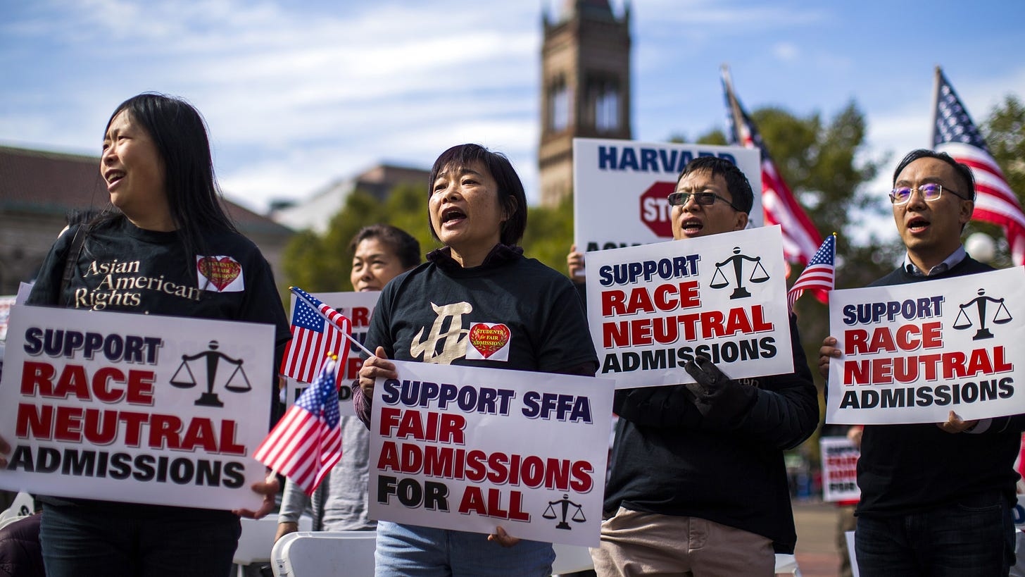 At Trial, Harvard's Asian Problem and a Preference for White Students from  “Sparse Country” | The New Yorker