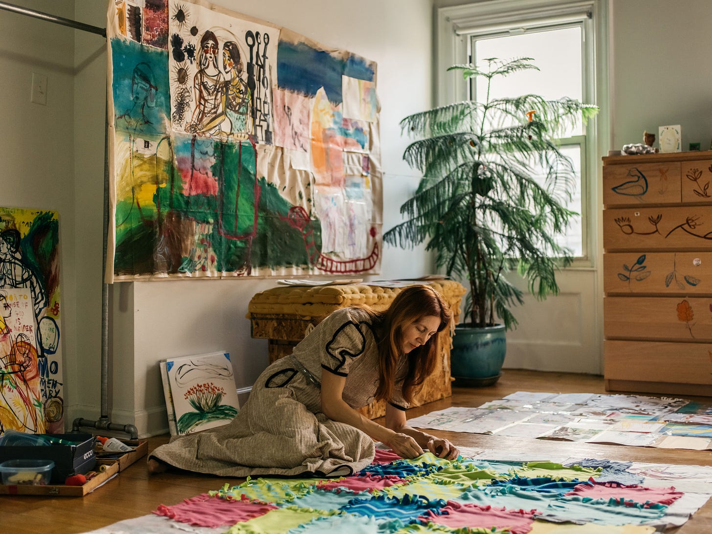 An Artist Who Collaborates With Her 11-Year-Old Daughter - The New York  Times