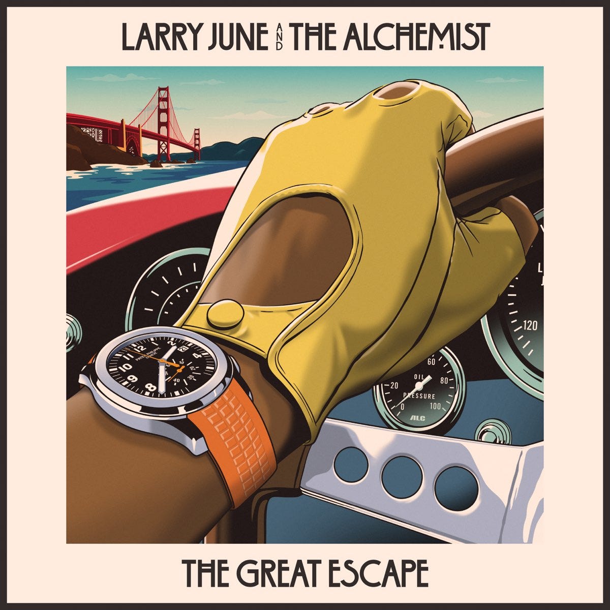 Larry June Alchemist Art · Link to Sway Universe interview