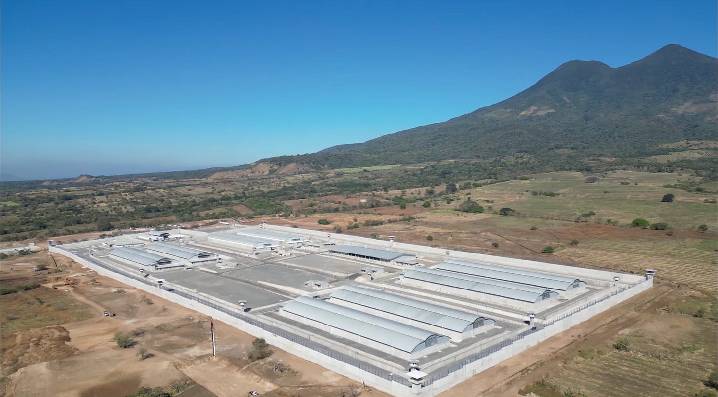 Photo of the Tecoluca, El Salvador concentration camp Photo of the Tecoluca, El Salvador concentration camp