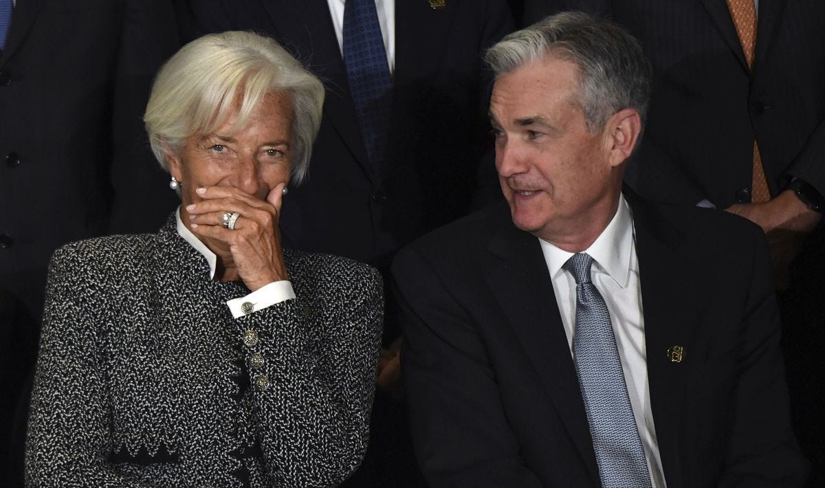 Lagarde, Powell, Sound Off on Crypto But What Does It Mean? - Bloomberg