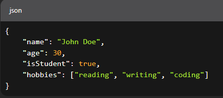 JSON is a popular data format in web development, and is supported by many programming languages and platforms. In Python, you can use the built-in json module to encode Python objects as JSON strings, and decode JSON strings back into Python objects.