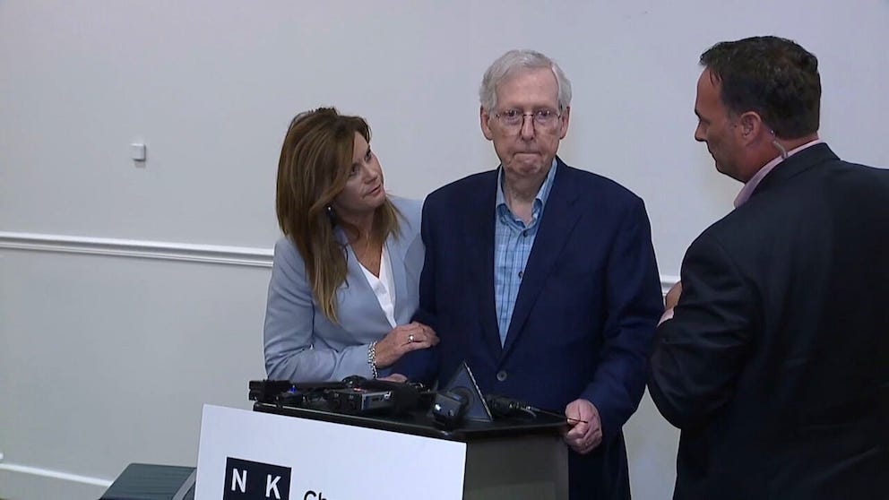 McConnell appears to freeze again during news conference - ABC News