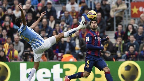 barcelona loses to malaga la liga soccer 2015