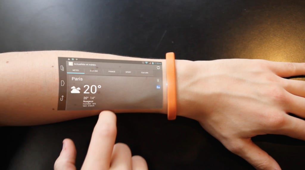 Smartphone del futuro: potrebbero utilizzare la vostra pelle come uno  schermo – Infoced