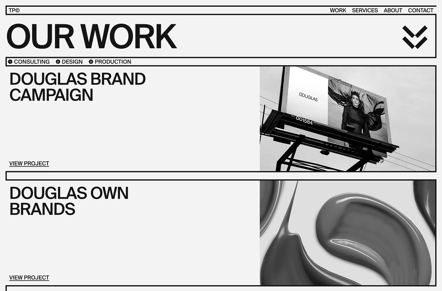 The work page from Traffic.productions website.