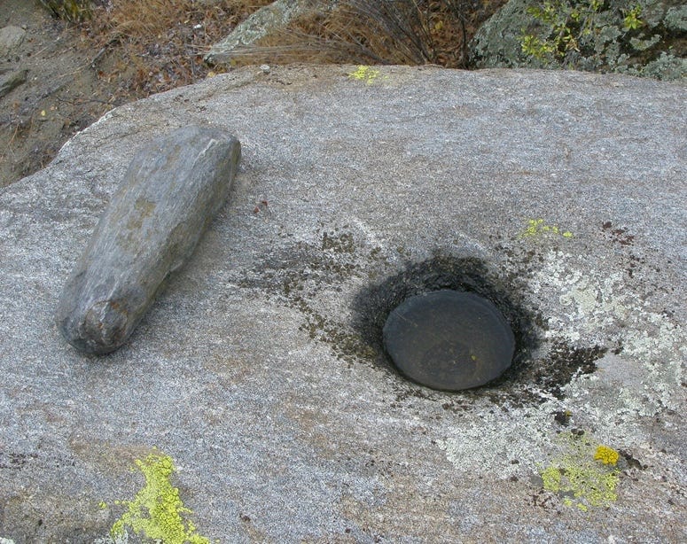 A rock with a hole in it

Description automatically generated with low confidence