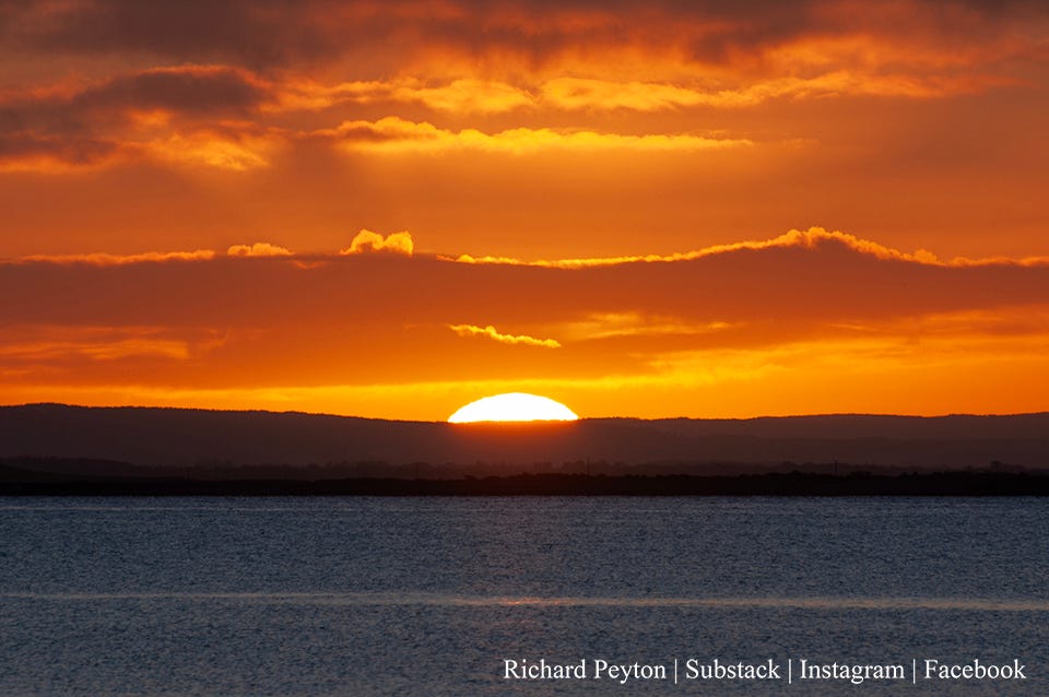 A January sunrise on Galway Bay