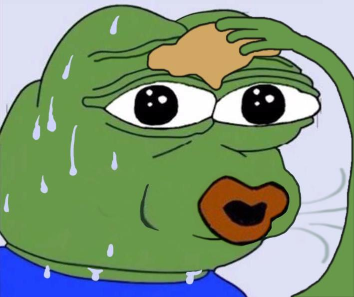 Pepe sweating | Pepe the Frog | Know Your Meme