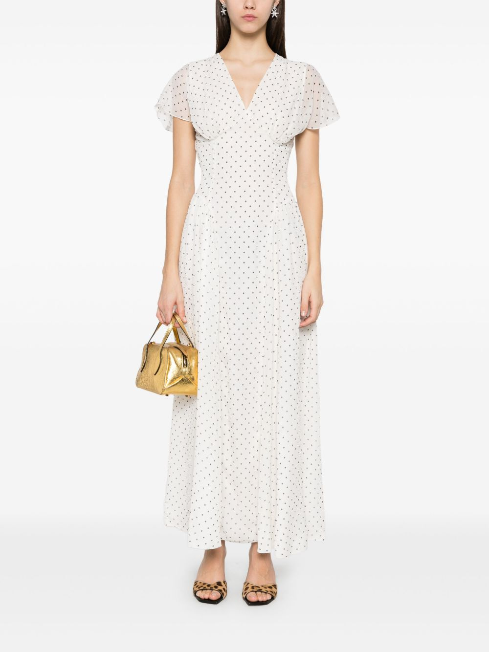 ROTATE BIRGER CHRISTENSEN V-neck maxi dress | Day Dresses | Image 2