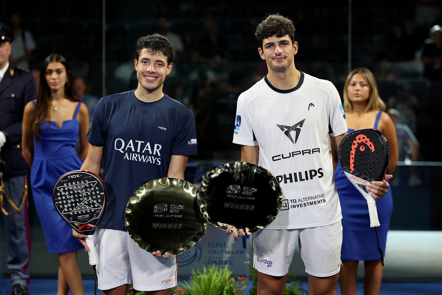 10,000 fans crown Coello and Tapia new kings of Rome