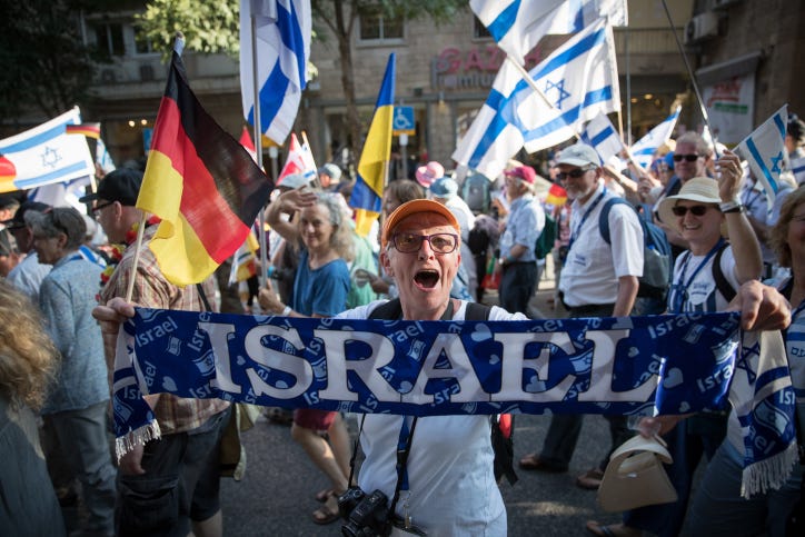 Cheering Israel's 70th, descendants of Nazis march in Jerusalem | The ...