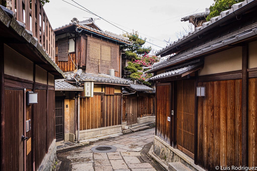 Callejuelas con encanto en Kioto