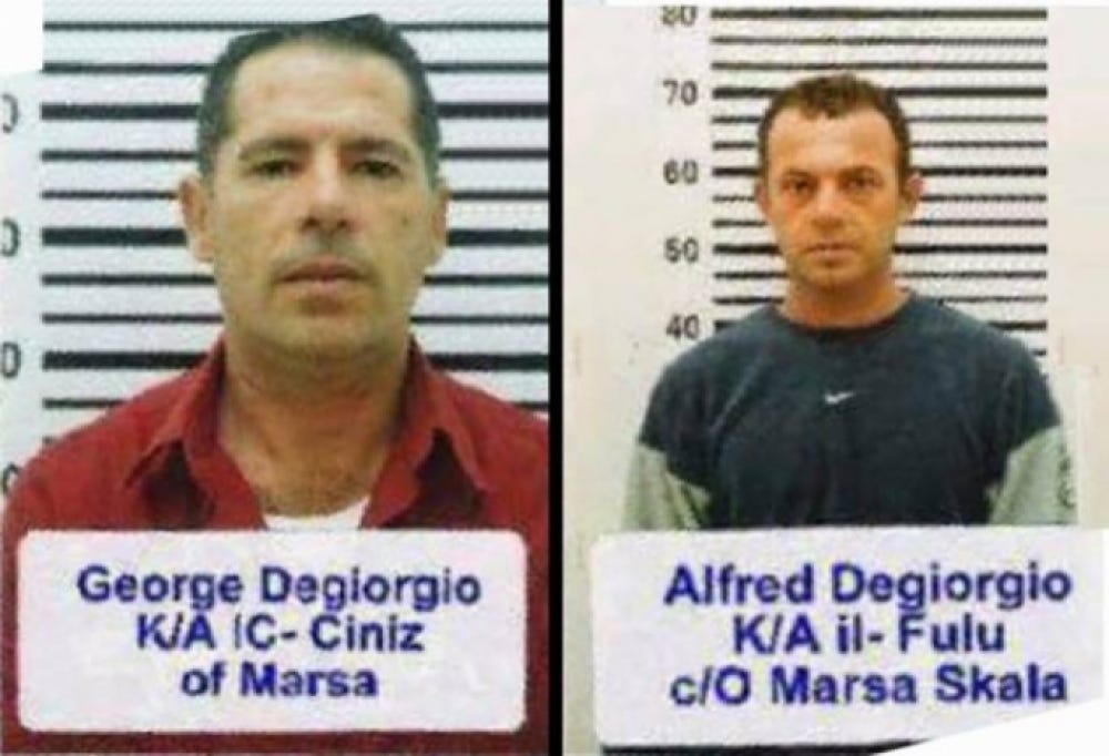 Brothers Alfred and George Degiorgio