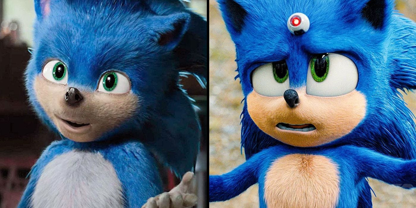 Sonic The Hedgehog movie changed its character design after receiving negative fan reactions. Image source: radiotimes.com