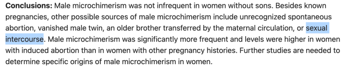 Męski mikrochimeryzm u kobiet bez synów: ocena ilościowa i korelacja z historią ciąży / Źródło: pubmed.ncbi.nlm.nih.gov