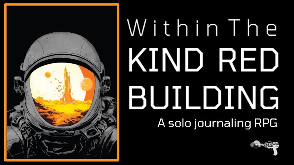 Project image for Within the Kind Red Building - A Sci Fi Solo Journaling RPG